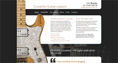 Desktop Screenshot of guitarlessonscoventry.com