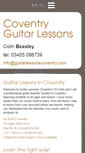 Mobile Screenshot of guitarlessonscoventry.com